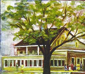 Watercolor of Shady Rest Country Club